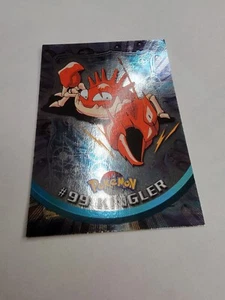Topps Pokémon #99 Kingler Holo Foil Water Crab TV Animation Edition LP Card - Picture 1 of 12