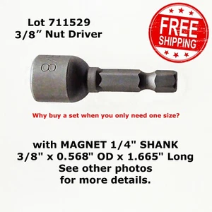 NUT DRIVER 3/8" MAGNETIC See Photos for details 711529 - Picture 1 of 6