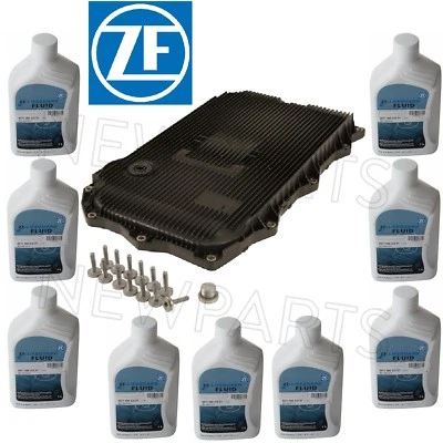 适用于宝马 8HP 自动 Trans Serv。 套件油盘过滤器套件垫圈插头9L液体ATF ZF — 第 1/3 张图片