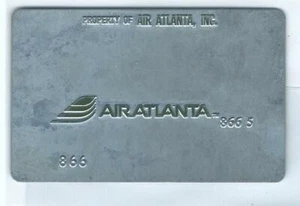 Airline Ticket Validation Plate - Air Atlanta (T468) - Picture 1 of 1