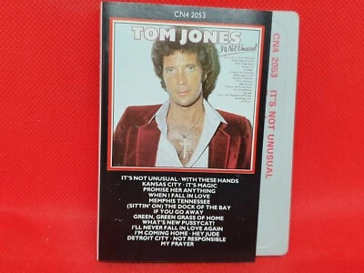 Tom Jones - It's Not Unusual (1982) Cassette RARE (VG+) - Image 1 of 2