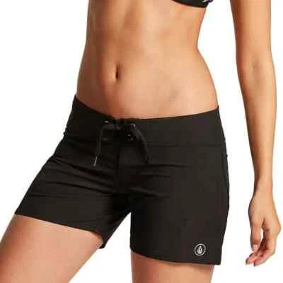 Volcom Juniors' Simply Solid Swim Cover-up Shorts Women's Swimsuit, 13 - Image 1 of 3