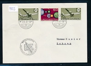 4333) Schweiz, Raketenpost Bellinzona 5.11.61, Brief ab Liechtenstein - Bild 1 von 1