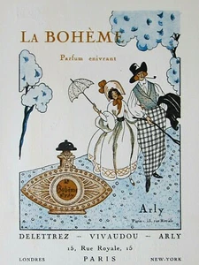 ARLY La Bohème - WEIL Les frimas ... Gazette du Bon Ton 1920 Alte Kneipen - Bild 1 von 10
