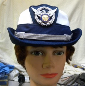 Ladies US Coast Guard Auxiliary Hat - Picture 1 of 9