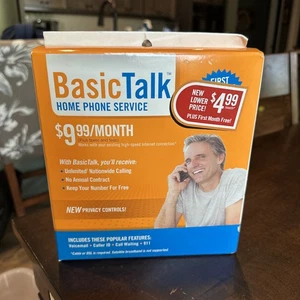 NOWOŚĆ BasicTalk Telefon domowy Serwis HT701 VoIP - Zdjęcie 1 z 4
