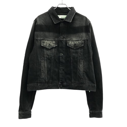 Giacca denim impressionismo Off white 19SS stampa posteriore usata MESC 0