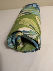 Bryant Industries Indoor/Outdoor Blue floral fabric 1yd 56"x 54" Bryant Guard - Picture 1 of 8