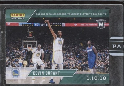 2016-17 Panini Instant Golden State Warriors GREEN KEVIN DURANT #4/10 #74 - Image 1 of 2
