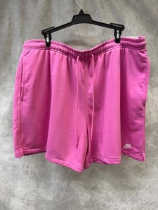 Pantalones Cortos Nike Playful Rosa Polar Para Hombre Calce Terry - Imagen 1 de 3