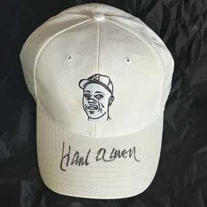 Hank Aaron Autographed Signed Hat Cap JSA COA HOF Atlanta Braves HR King MLB - Picture 1 of 4