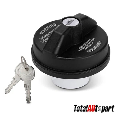 Tapa de combustible de gasolina con bloqueo con llaves para Dodge Grand Caravan Jeep Wrangler Cherokee Foto 1 de 4