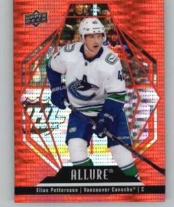 2022-23 Upper Deck Allure Red Rainbow #28 Elias Pettersson Canucks