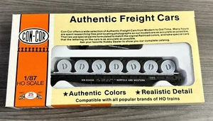 Con-Cor HO Kit #0001-009255 54’ Flatcar w/Load Norfolk & Western #203036 NIB! - Picture 1 of 7