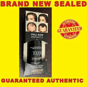 Toppik Dark Brown Building Fibers Instant Thicker Fuller Hair Men & Women 3 PACK - Picture 1 of 1