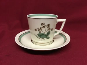 Vintage Royal Copenhagen Quaking Grass Demitasse Cup & Saucer 884 9535 - Picture 1 of 4