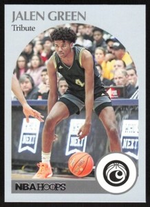 2021-22 Panini Chronicles Draft Picks NBA Hoops Jalen Green RC #54 Ignite