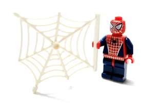 LEGO Marvel Super Hero SpiderMan 3 Minifigure Silver Webbing 4854 4857 4856 MINT - Picture 1 of 6
