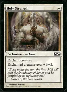 Holy Strength Magic 2011 (M11) #16 Magic The Gathering MTG - Picture 1 of 2