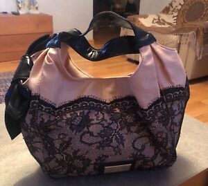 Valentino Garavani Straw Lace Large Handbag Gently Used Free US S/H