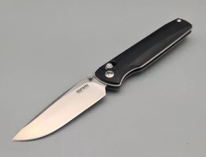SRM Knives 258L-GB Ambi Lock Folder Black D2 Stahl G10 Griff Taschenmesser