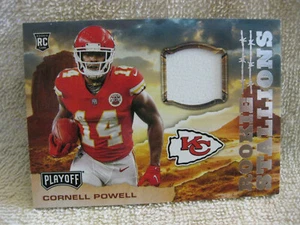 2021 Panini Rookie Stallions Cornell Powell Memorabilia Card #RS-CPO KC Chiefs - Bild 1 von 2