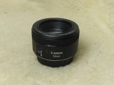 Canon EF 50 mm F/1.8 EF STM for Canon front/rear  cap and 49mm uv safety filter  - Image 1 of 4