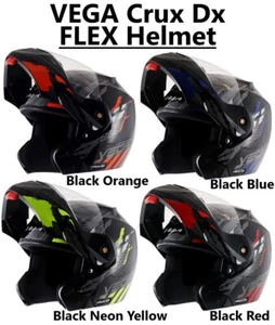 VEGA Crux Dx FLEX Motorcycle Helmet - Picture 1 of 22