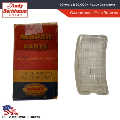 1941 Chrysler Royal Windsor Parking Light Lamp Clear Lens 865771 NOS. - Изображение 1 из 4