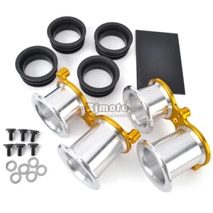 HORN VELOCITY STACK INTAKE AIR FLOW FUNNEL PIPE For Kawasaki Z900/Z900RS 2018-24 - Imagen 1 de 11