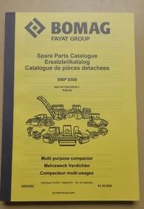 Bomag BMP8500 Kubota Mehrzweckverdichter Teilekatalog Handbuch  - Bild 1 von 3