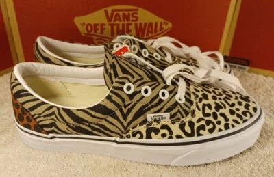 Vans Era Safari Leopardo/Cebra Multicolor Zapatos de Skate Tenis VN0A54F19M7 Foto 1 de 4