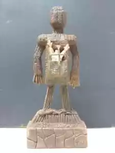 Statua L'uomo in vimini dell'artista "Ting Hua Liu", 11"x4,25" - Foto 1 di 1
