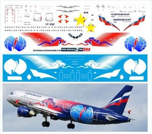 Airbus A320 Aeroflot CSKA 1/144 PAS-DECALS 320-30 New! - Picture 1 of 1