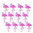  12 Stück rosa Flamingo Aufkleber Wandtattoos Fenster Aufkleber Drucken mit