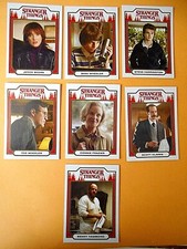 2018 Stranger Things Season-1 (7-Lot) Character Cards # 1/3/10/14/17/18/19 NM/MT