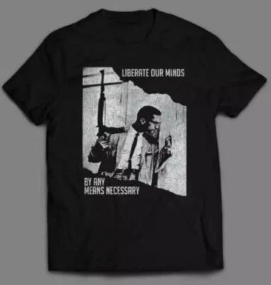 Malcolm X t shirt, art-graphic-full-HOT hot shirt, Size S-5XL - Image 1 of 4