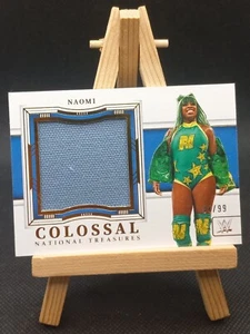 2024 Panini National Treasures WWE - Colossal Mat Materials - Naomi /99 Patch - Bild 1 von 2