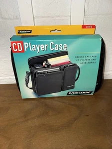 New 1996 Vintage Case Logic CD Player Case DM2 Deluxe Large 10” Shoulder Strap - Picture 1 of 3
