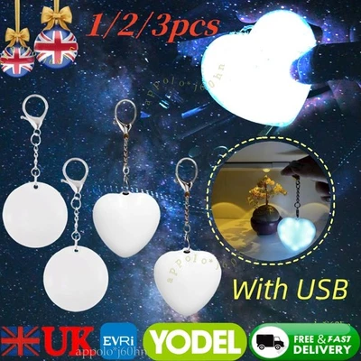 PURSE LAMP 1~3PCS Heart Pattern Touch Sensing Light Handbag Accessories LED Creative Gift