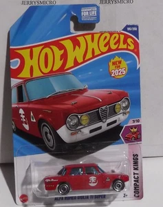 HOT WHEELS COMPACT KINGS SERIES ALFA ROMEO GIULIA TI SUPER #7/10 OR #195/250 - Picture 1 of 1