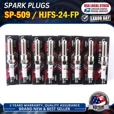 8x Bujías nuevas OEM SP-509/HJFS-24FP para Ford F-250/F-350 Super Duty 2008-2010 Foto 1 de 4