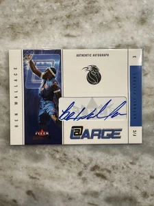 Ben Wallace 2004/05 Fleer Genuine @ At Large Auto Autograph #20/40 Pistons - Picture 1 of 4