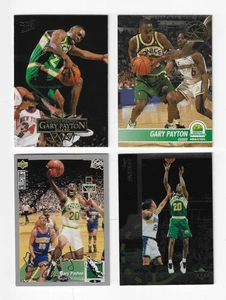 Gary Payton Card Lot (4) – UD SE, CC Silver Sig, Fleer Ultra, Hoops SC 🔥 - Picture 1 of 9