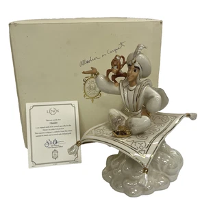 Figura Lenox Disney "Aladdin" Abu & Magic Carpet Ride con caja y certificado de autenticidad - Imagen 1 de 24