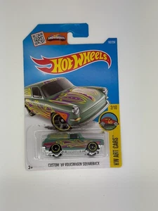 2017 Hot Wheels Custom ’69 Volkswagen Squareback Green – HW Art Cars #192/250 - Picture 1 of 1