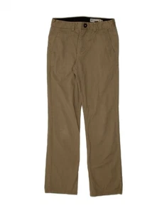 Pantalón chino recto VOLCOM para mujer W27 L27 algodón caqui HW04 - Imagen 1 de 3