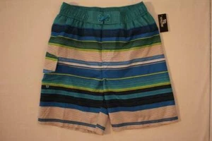 Boys Swim Trunks 12 - 14 Large Bathing Suit Lined Board Shorts Surf Beach Pool - Picture 1 of 2