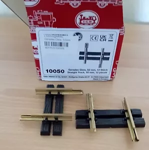 Brand new 2 x LGB 10050 G scale Straight Brass Tracks. 52mm long - Picture 1 of 3