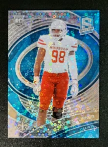 2021 Panini Spectra Rookie Neon Blue Prizm /60 Payton Turner #196 Rookie RC - Picture 1 of 2